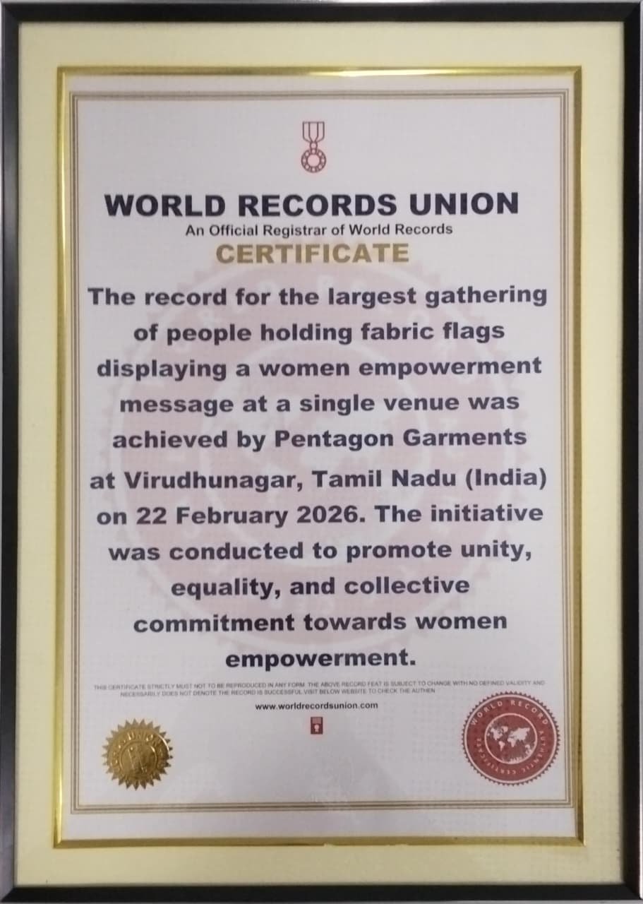 World Record Certificate